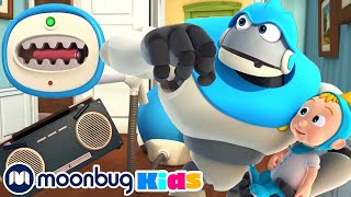 Robots are ALIVE! - with Subtitles | Arpo the Robot | Cartoons for Kids | Moonbug Literacy