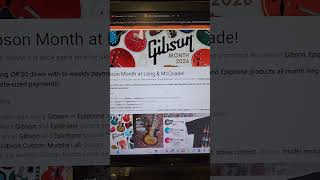 Gibson Month at Long &amp; McQuade – April 2026