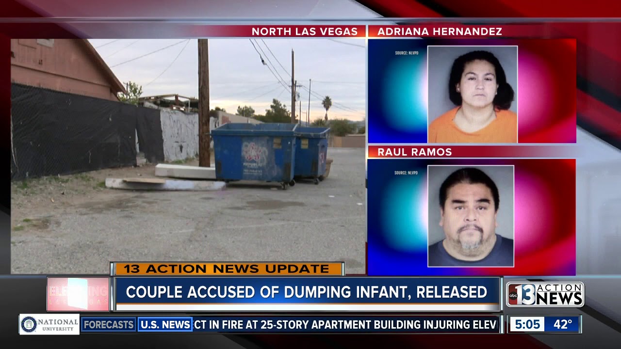 UPDATE: Couple accused of killing baby, putting in dumpster released ...