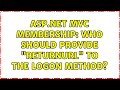 ASP.NET MVC Membership: Who should provide "returnUrl" to the LogOn method? (3 Solutions!!)