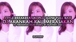 DJ AKANKAH KAU MERASAKAN (TERSIMPAN) BREAKBEAT KOPLO FULL BASS SLOW MENGKANE DGFVNKY