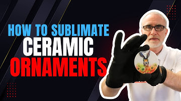 How to Sublimate Ceramic Ornaments  | Best Double Sided Method & Press Settings