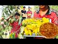 Crazy Spicy Mango! 🌶🥭 Village Style Eating – So Addictive!