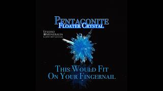 TINY Pentagonite Floater Crystal - Wagholi Quarries, India - Studio Mineralia