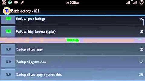 How to Backup/Restore All Your Data/Apps on Titanium Backup