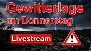 Live! Gewitter, Unwetter , Superzellen möglich am Donnerstag - Infos Freitag screenshot 4