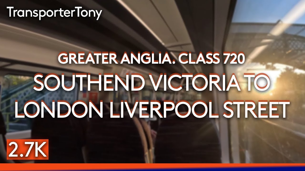 Greater Anglia full journey from Southend Victoria to London Liverpool Street