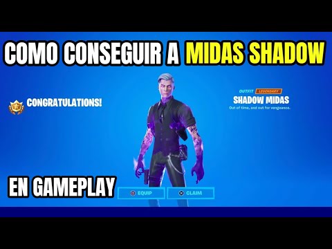 Cómo Conseguir y Obtener a Midas Shadow Sombra en Fortnite! El Regreso ...