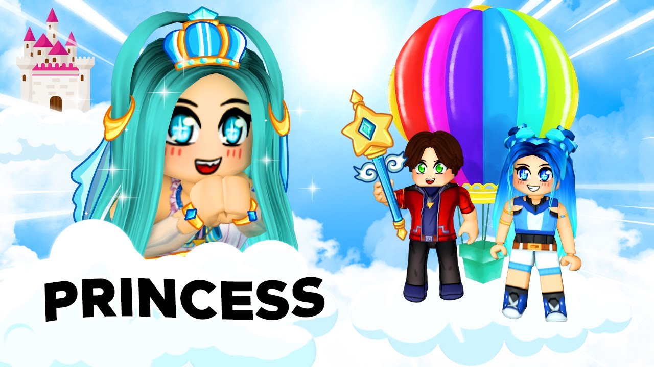 Saving the Sky PRINCESS in Roblox Story