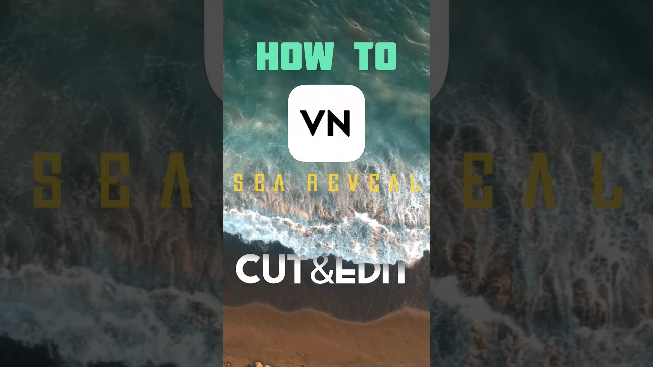 VN Sea Waves  Text Reveal Edit Tutorial ||