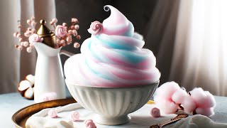 Make super silky and creamy marshmallow ice cream#miniaturecooking #miniature