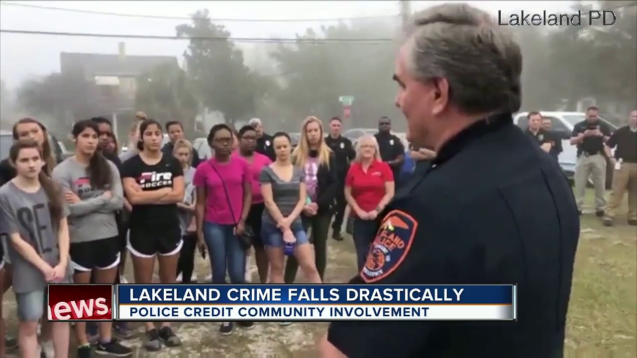 Lakeland crime stats fall, police attribute community action
