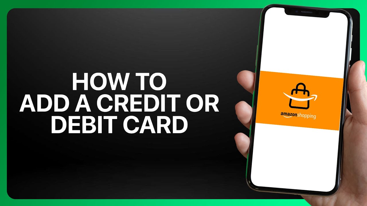 Как добавить кредитную или дебетовую карту в приложение Amazon Shopping 2025! Руководство