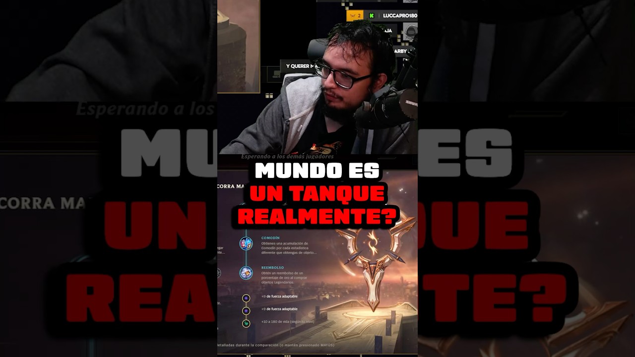 Mundo es un TANQUE realmente?
