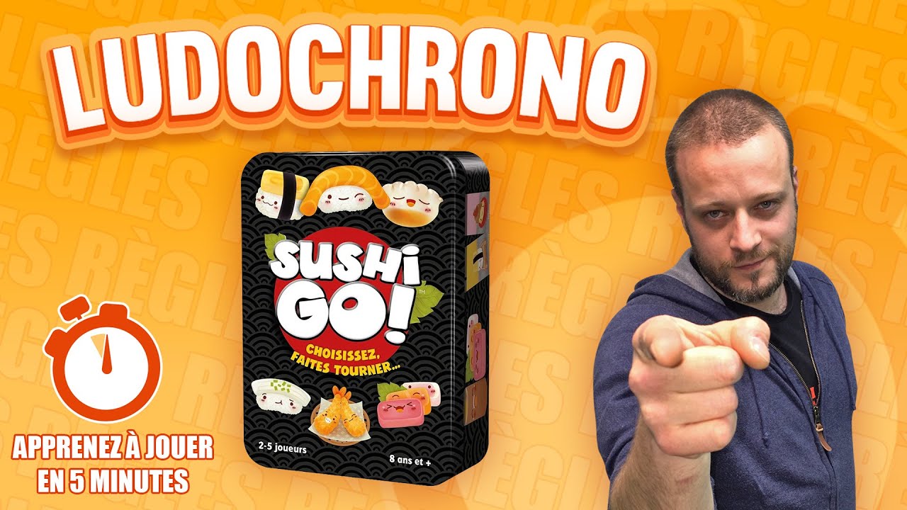 Jeu De Cartes Sushi Go ! Version Française Par Cocktail Games - à Partir De 5 Ans, 2 Joueurs, Neuf