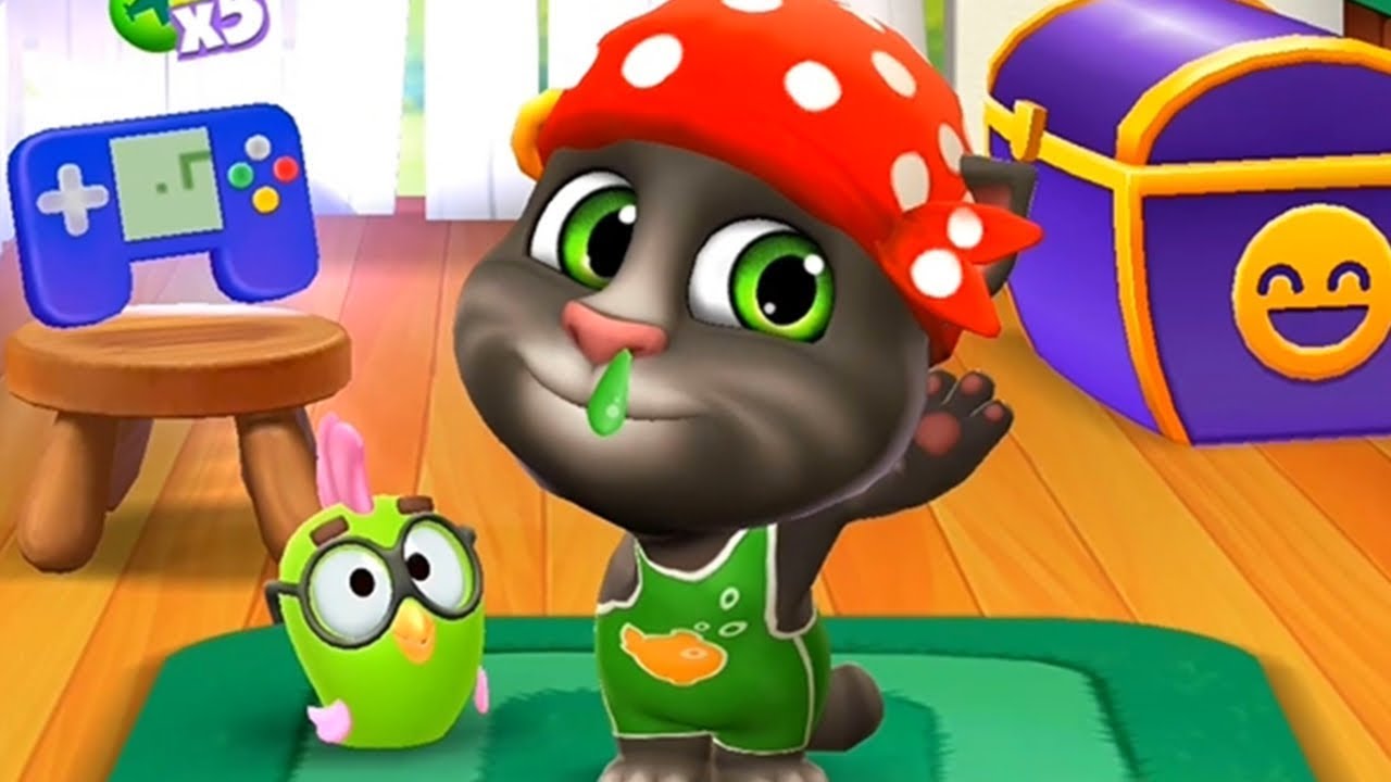 My Talking Tom 2 All Mini Games Walkthrough Part 6 Android iOS Gameplay