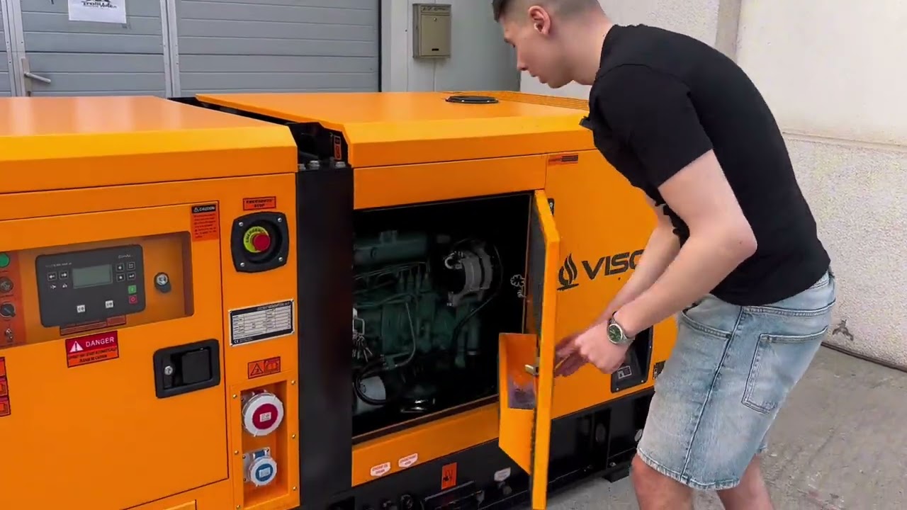 Generator de curent electric diesel cu carcasa insonorizata Visoli -50KVA -Cum se pune in functiune?