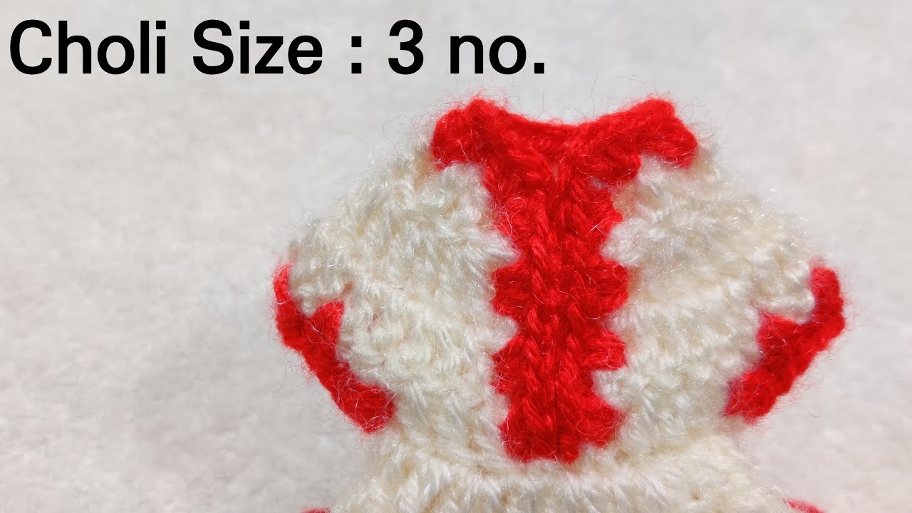 Crochet  Choli for 3 no. Laddu Gopal / Bal Gopal / Kanhaji #20