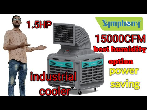 Industrial air cooler || central air || cooler system Symphony 15000CFM 1.5H