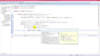 Counting number of words in a text file  - Java