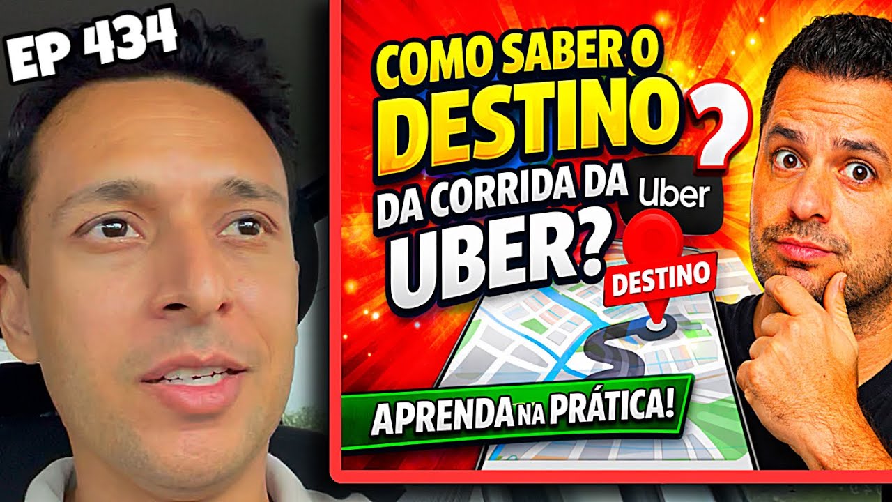 🔴UBER “APRENDA COM SABER PARA ONDE O PASSAGEIRO VAI NA UBER” 