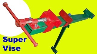 Homemade A Excellent Vise For Cutting Metal Sheets And Pieces