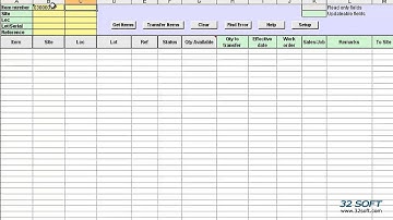 QAD:Massive Inventory Transfer in QAD 3.4.1 with 32Soft Data Loader