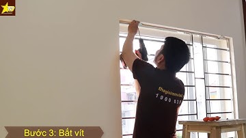 Cách lắp rèm cầu vồng như thế nào?