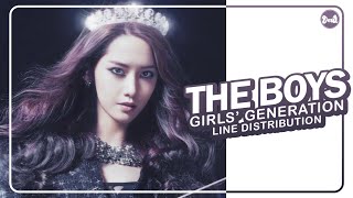 Girls’ Generation (소녀시대) –  The Boys | Line Distribution (All Vocals)