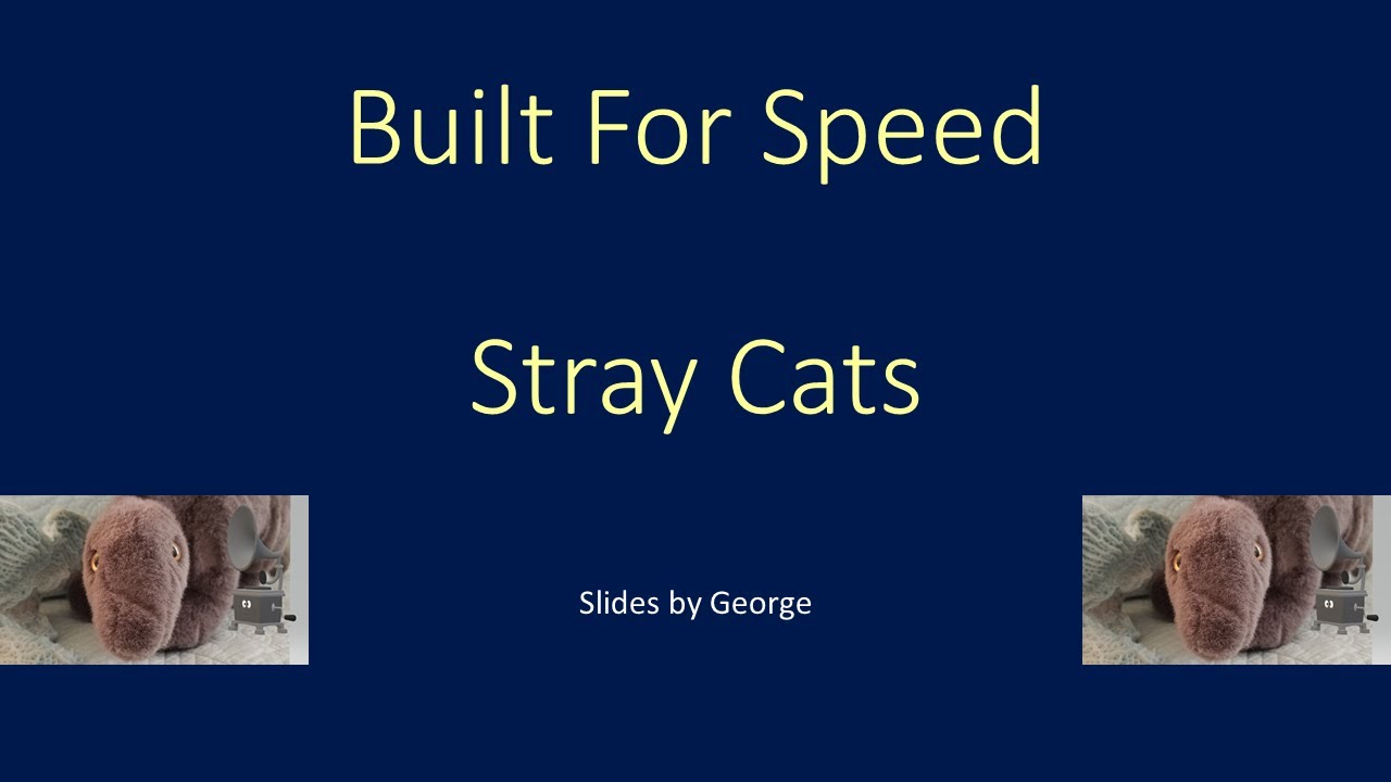Stray Cats Built For Speed karaoke - YouTube