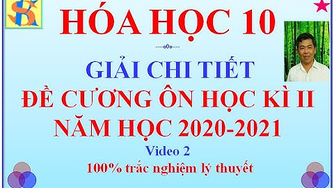 Giải đề cương hóa 10 học kì 2