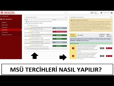 MSÜ TERCİHLERİ BAŞLADI! MSÜ TERCİHLERİ NASIL YAPILIR? (MSÜ TERCİHİ YAPARKEN NELERE DİKKAT EDİLMELİ??