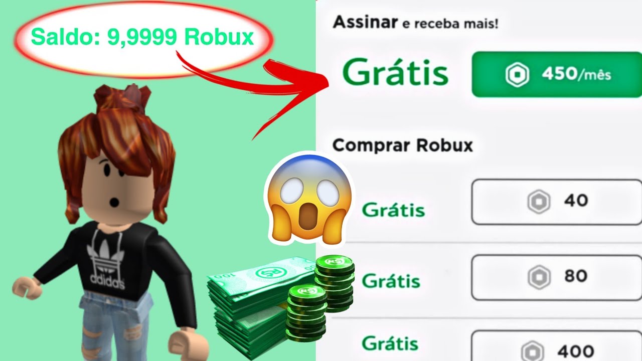 como pegar robux gratis no roblox sem abxar nada