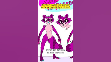 ref sheet for fursuits vs ref sheets for drawings: how are they different? #furry #fursuit #furries