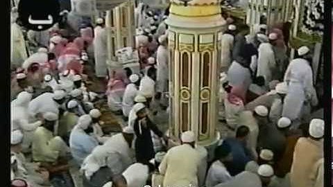 مرئي صلاة القيام من المسجد النبوي 1421 الشيخ عبدالمحسن القاسم رمضان/ ليلة 27 تلاوة من سورة الأعراف