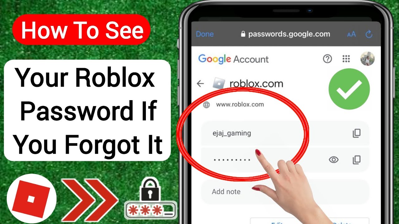 How To See Your Roblox Password in Mobile 2023