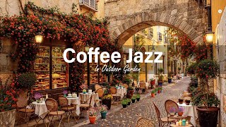 Cozy Outdoor Garden Cafe With Relaxing Jazz - Morning Coffee Shop Jazz For Focus, Study screenshot 4