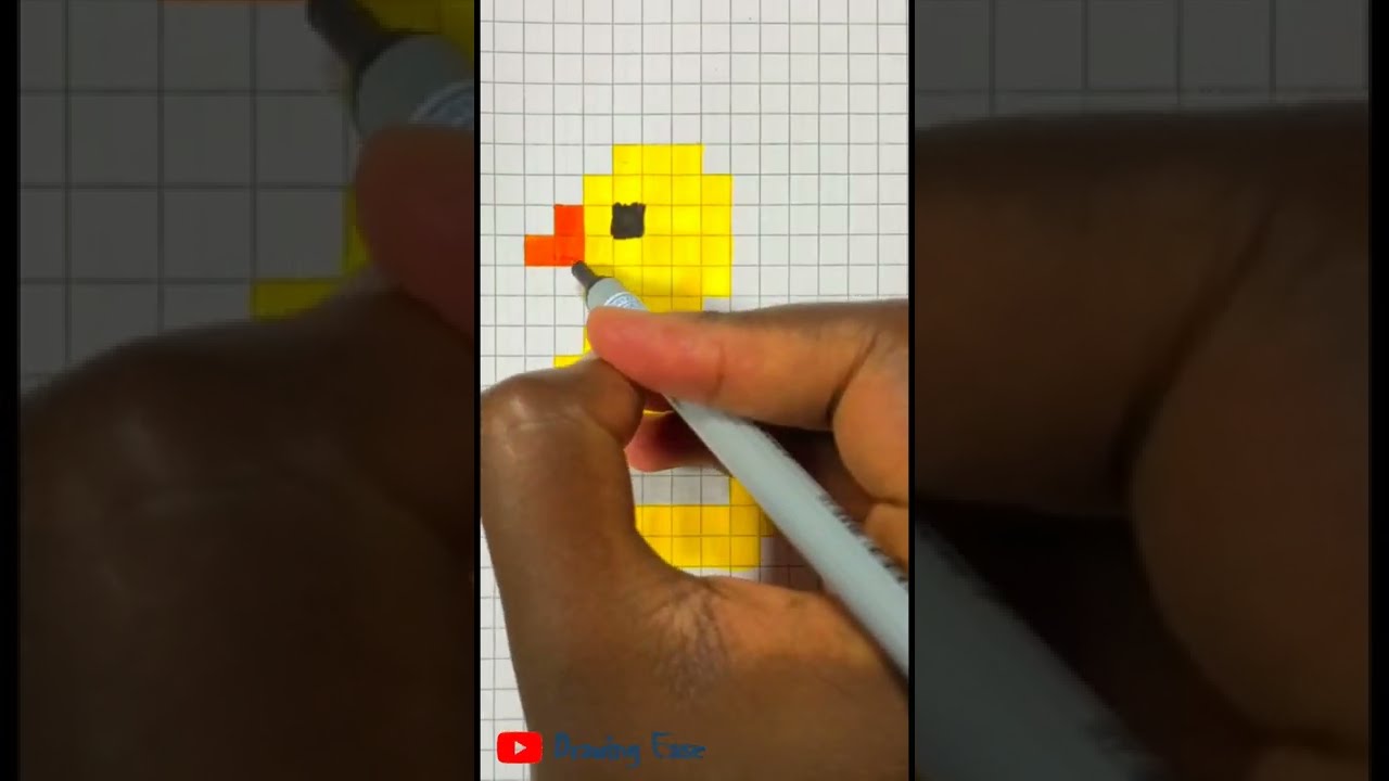 Easy Cute Duck Drawing Under A Minute 😱😍 