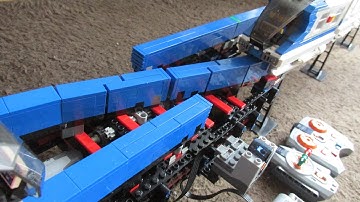 Lego Monorail Switch Rail for Double Track Test 2