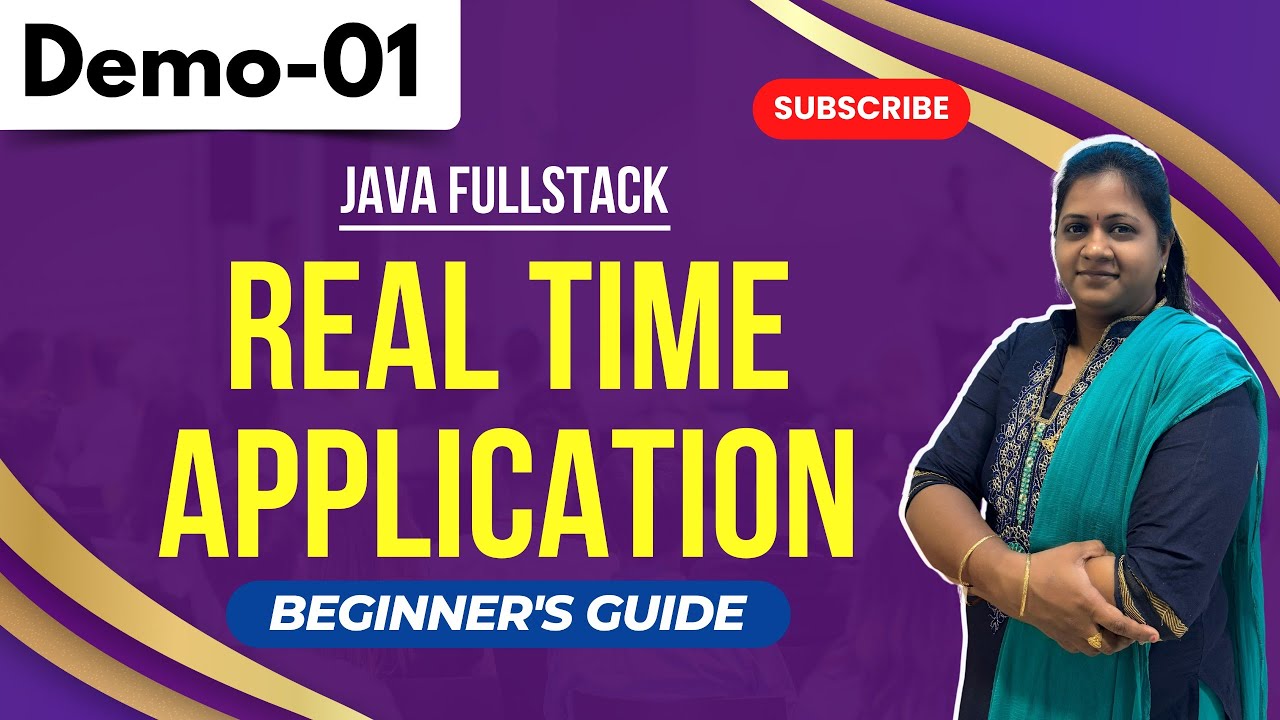 FullStack Demo 01 | Real Time Application | Beginner's Guide | +91 ...