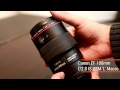 The awesome Canon 100mm f2.8 L lens reviewed with footage and images