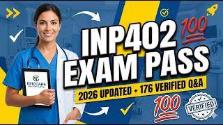 Pass Your INP402 EpicCare Inpatient Clinical Exam in 2026 💯 | 176 Verified Q&A + Pro Tips 🚀