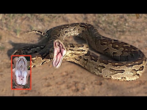 Incredible Encounter with a Massive African Rock Python! #animals #animalsofyoutube #awesomeanimals
