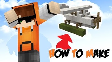 HOW TO MAKE WORKING PLANE IN MINECRAFT *NO MODS* | Tutorial