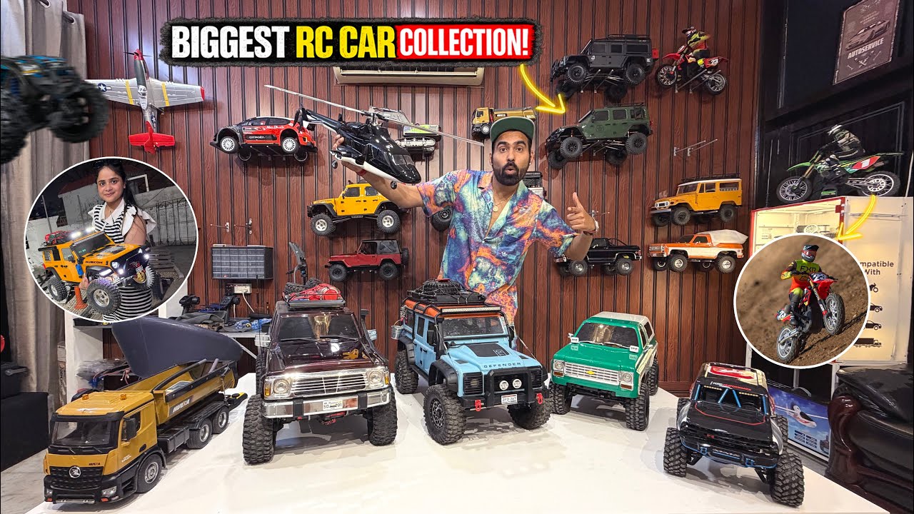 BIGGEST RC CAR COLLECTION IN INDIA 😍- WORTH 1 CRORE RS🔥 - YouTube
