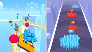 Celebrity 🔵 Runner Coaster vs Count Master Wealth