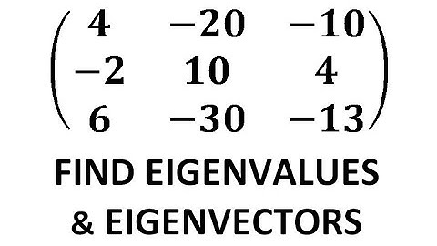 Find Eigenvalues & Eigenvectors in 3*3 matrix l Matrix in tamil l Anumega Tutorial 02
