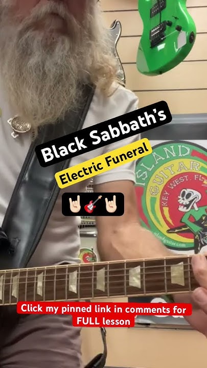 ozzy osbourne electric funeral live