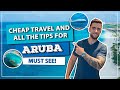 ☑️ How to travel cheaply to ARUBA and all travel tips! Exchange, hotel, transportation, food.