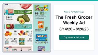 The Fresh Grocer Weekly Ad 26 - 26 Best Deals